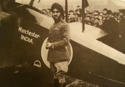 historicalfirearms: The First Indian Fighter Pilot: Hardit Malik In 1917 Hardit Singh Malik became n