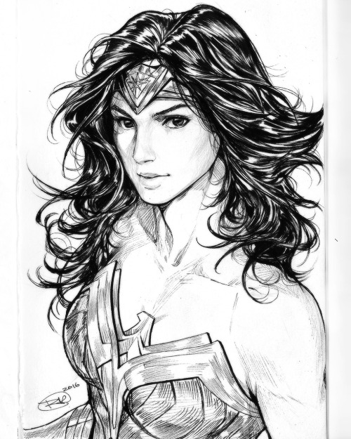 theartmage: Wonder Woman! Stylized Gal Gadot!