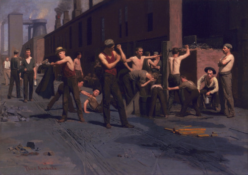 vguiscard:The Ironworkers’ Noontime - Thomas Pollock Anshutz