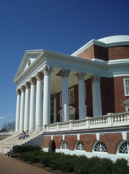 Old Library (usually credited to Thomas Jefferson), University of Virginia, Charlottesville, 2007.Wh