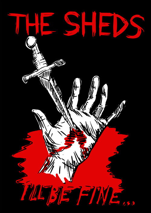 mauraweaverartandstuff:
“ shirt I did for the Sheds, 2014
”