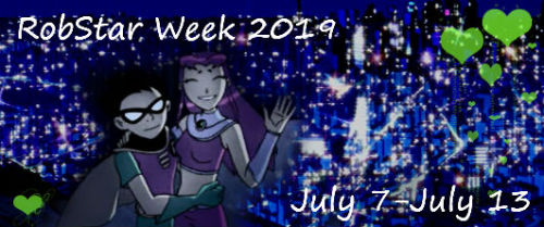 robxstar: It’s time again to reveal the dates and prompts for RobStar Week 2019!Mark your calendars 