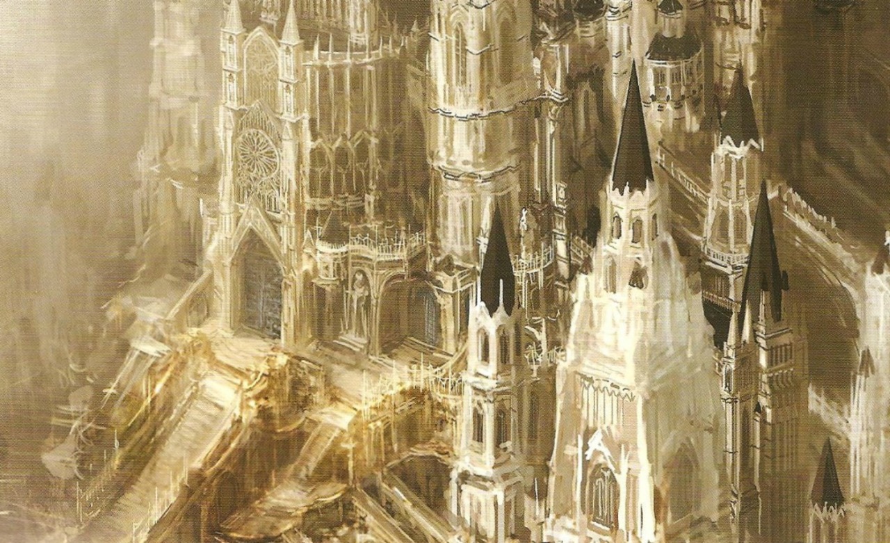 undeadnomad:  Anor Londo concept art- Dark Souls Design Works 