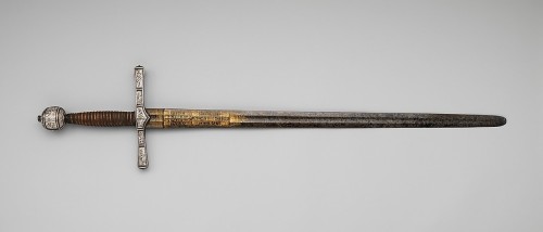 Cross Hilt Sword [x] Blade signed by Clemens Horn  (German, Solingen, 1580–1630)
