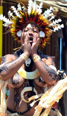 The Crowning Of 2016 Miss Hiri Moale Queen, Ela Beach, Port Moresby, Papua New Guinea,