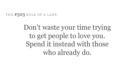 Etiquette for a Lady