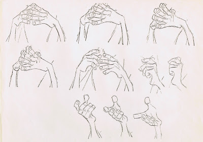 giancarlovolpe:  americanninjax:  anatoref:  Cartoon Hands Reference Top Image Row 2, by  Milt Kahl 