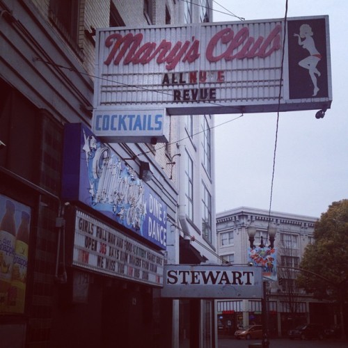 pdxdirect:  Vintage Portland #portlandia #topless #tabledancers #gogo by spaceneedlechild http://bit.ly/1x5kTY7