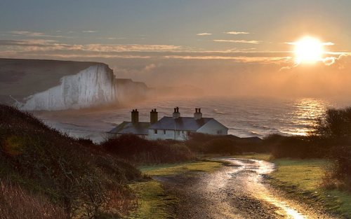 Coastguard Cottages, Seven Sisters, South Downs, East Sussex.