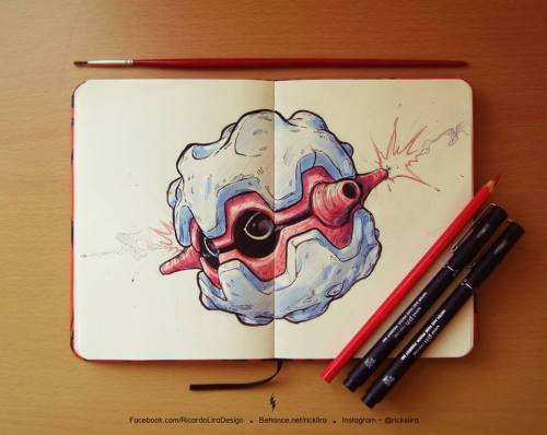 rickslira:  My Sketch-Poké-Book My Instagram: https://www.instagram.com/rickslira/ My Behance: https://www.behance.net/ricklira My Facebook: https://www.facebook.com/RicardoLiraDesign #pokémon #drawing #sketchbook #paper #3d #art #arte #fanart #anime