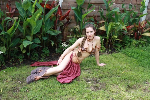 XXX savingthrowvssexy:  Slave Leia  by ~Bria-Silivren photo