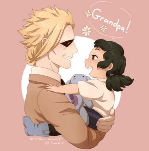 min-min-minnie: cherished concept: toshinori being a grandpa to izuku’s hypothetical future ch