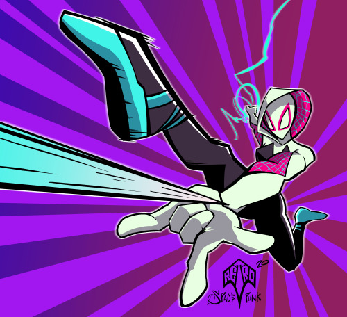 retrospacepunk: Spider-Gwen!!