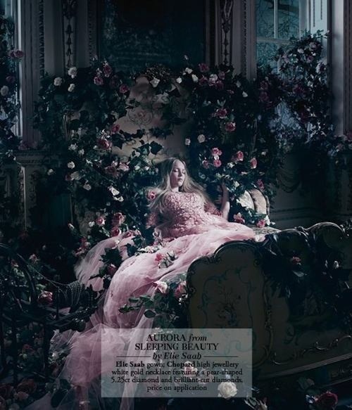 Aurora, Sleeping Beauty by Elie Saab