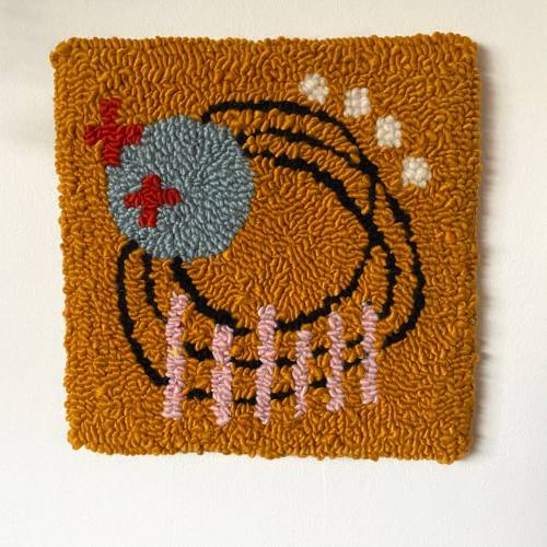 1dietcokeinacan: Abstract Punch Needle Wall Hangings by WeAreStardust1975 on etsy