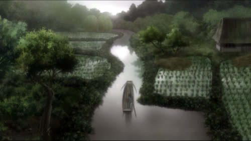 cyberbotanist:This town in Mushishi season 2 episode 16 is full of canals and arranged like a formal