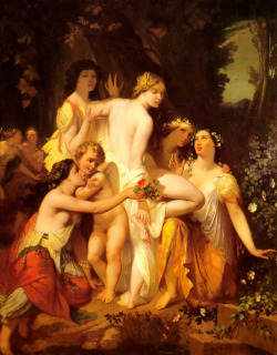 The bath of Venus - Auguste-Barth Glaize