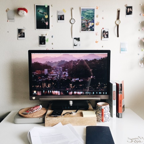 introlude:  2.23.16 | trying something new for my desk space, this is how it looked like before &hel