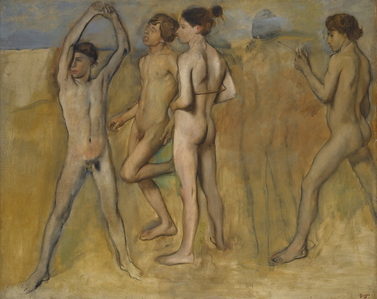 thunderstruck9: Edgar Degas (French, 1834-1917), Petites filles Spartiates provoquant