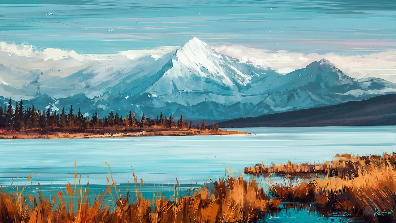 animehall:  by Alena Aenami 
