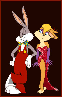 jessicarabbitworld:  Lola and Bugs Bunny