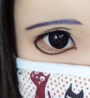 I don’t think I’m ever going to understand why some cosplayers think it’s a good idea to redraw their eyes this far out 