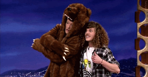 fuckyeah-workaholics:  Conan was like, “Nah, Straight Outta Mordor” 