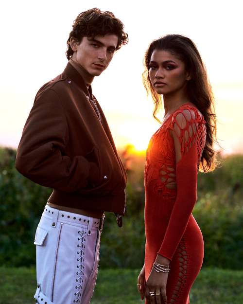 iheartmastani:Zendaya and Timothée Chalamet for Entertainment Weekly, October 2021.