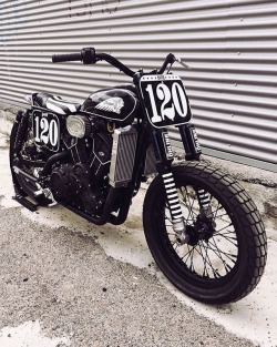 asphaltandgravel:  Fiat track Indian Scout