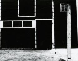 museumuesum:  William Klein Black Barn + White Lines, Walcheren, 1949, gelatin silver print, 37 3/8 x 29 5/8 inches Barn on Walcheren Island, 1949, gelatin silver print, 37 3/8 x 29 5/8 inches