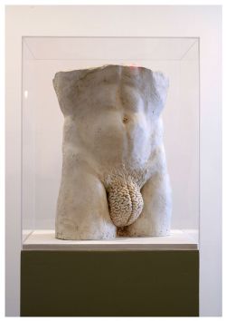 blackcontemporaryart:  Yoan CapoteRacional, 2004, plaster, 22 x 13 x 15 inches