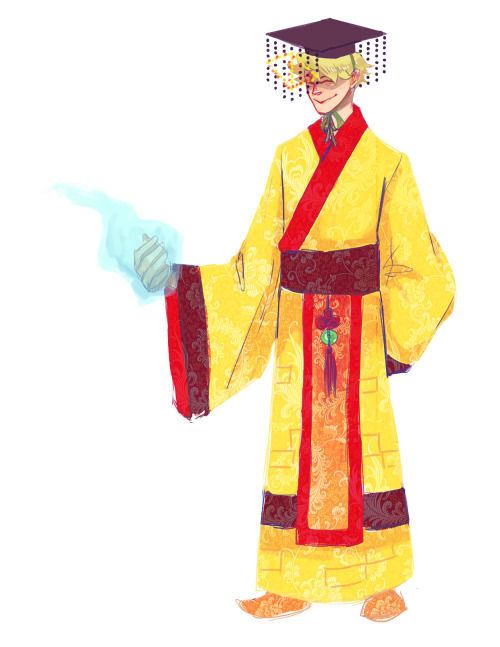 redbandits:I was really inspired after seeing this post and decided to do a chinese/ han dynasty ver