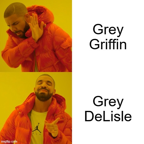 I don’t care if she’s credited as Griffin nowadays, she was DeLisle for most of my child