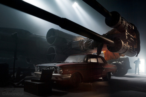 astromech-punk: Five Past Lightspeed Long Term Parking by Vesa Lehtimaki