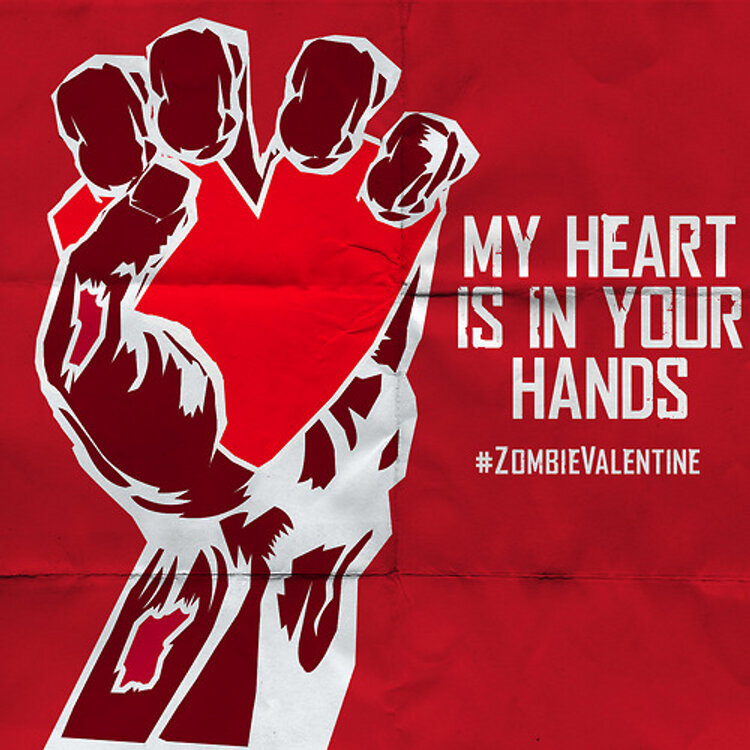 theinevitablezombieapocalypse:  Happy Valentine’s Day Warm Bodies: My Heart is