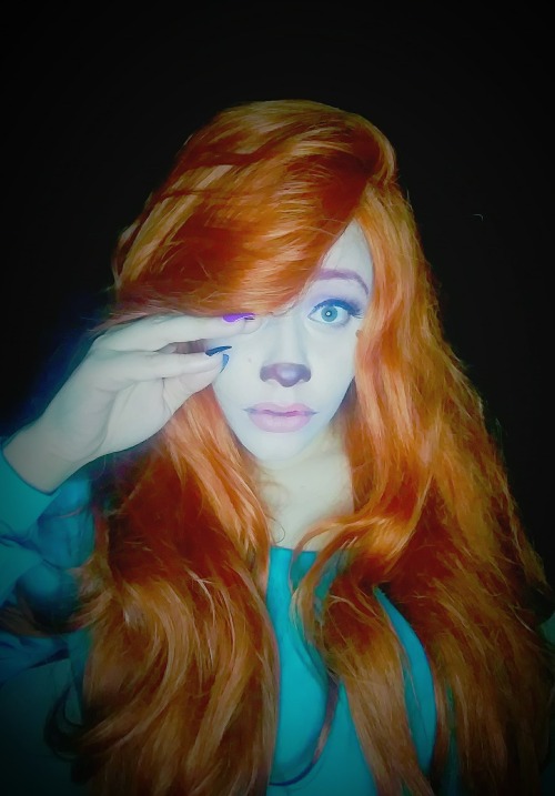 Did a closet cosplay of Roxanne from A Goofy Movie. I&rsquo;m actually quite proud of this one