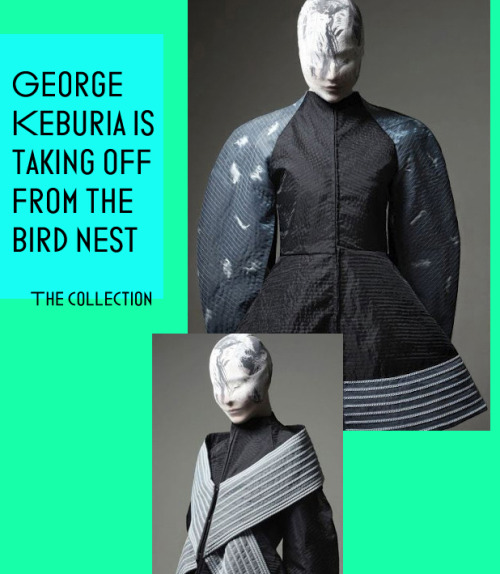 Voluminous shapes, organza, feathers and chains were key words for the Bird Nest; the third collection by designer George Keburia - and we would add surreptitious. With Bird nest this young and up and coming designer won the award Be next as well as...