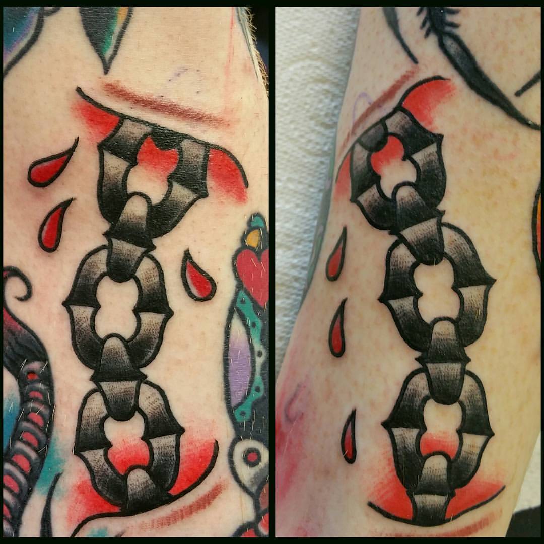 Classic Tattoo  The old ball and chain tattoo by dstackstattoo  traditionaltattooer ohiotattooartist clevelandtattooartist  Facebook