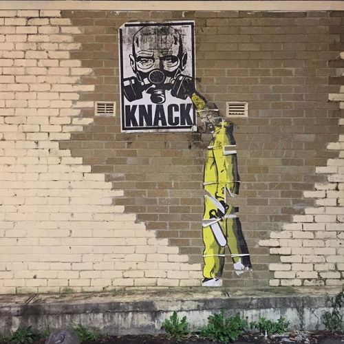 heisenbergchronicles:BrBa street art in Sydney, Australia. Photo by Mike McHardy on Instagram.