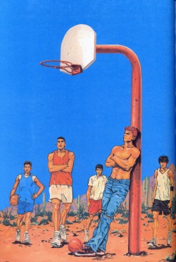 june2734:  Slam Dunk Illustrations by Takehiko Inoue