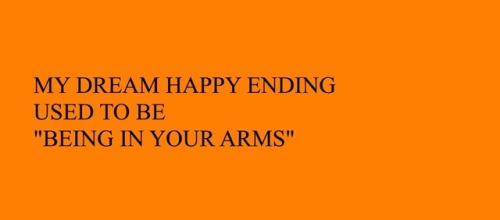 hazyaffection: orange is the color for moving on