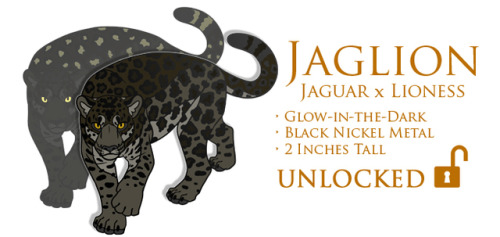 Jaglion Enamel pin was Unlocked!Now very close to Leopon (leopard and Lion hybrd) to unlocking!https