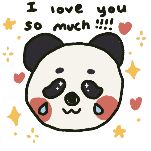 I Made A Sticker Pack For My Partner And I To Use On WhatsApp (they Love Pandas)