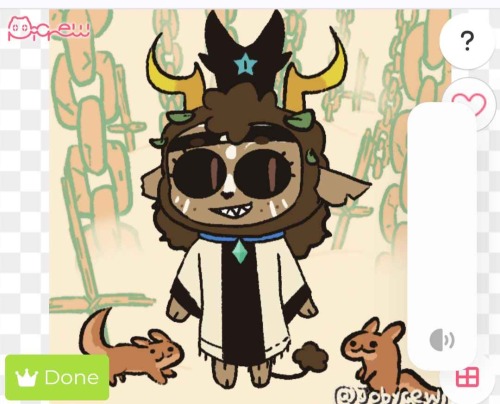 I Am Not A COTL Fan But My Sis ( @azuletatwt ) Is Obsessed With It, She Created Her Lambsona In Pecrew