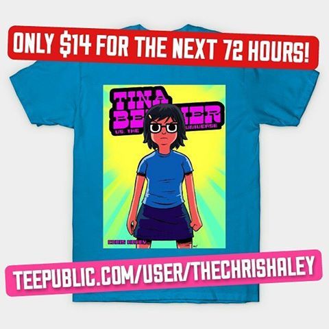 Tina Vs. The Universe is now a shirt over at @TeePublic! Only $14 for the next 72 hours!  ww