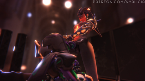 Porn Pics crototo:  Zenyatta Cultist x Symmetra Dragon