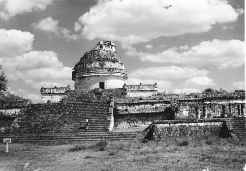 El Caracol, Chichen Itza, Mexico, circa 1960.