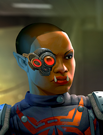 runtheshadows:  Ork Female Shadowrunners Portraits from Shadowrun Returns and Shadowrun