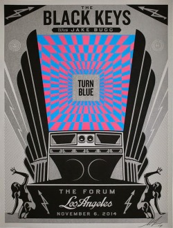 dtrip01:  (via INSIDE THE ROCK POSTER FRAME BLOG: The Black Keys Shepard Fairey Los Angeles Poster)