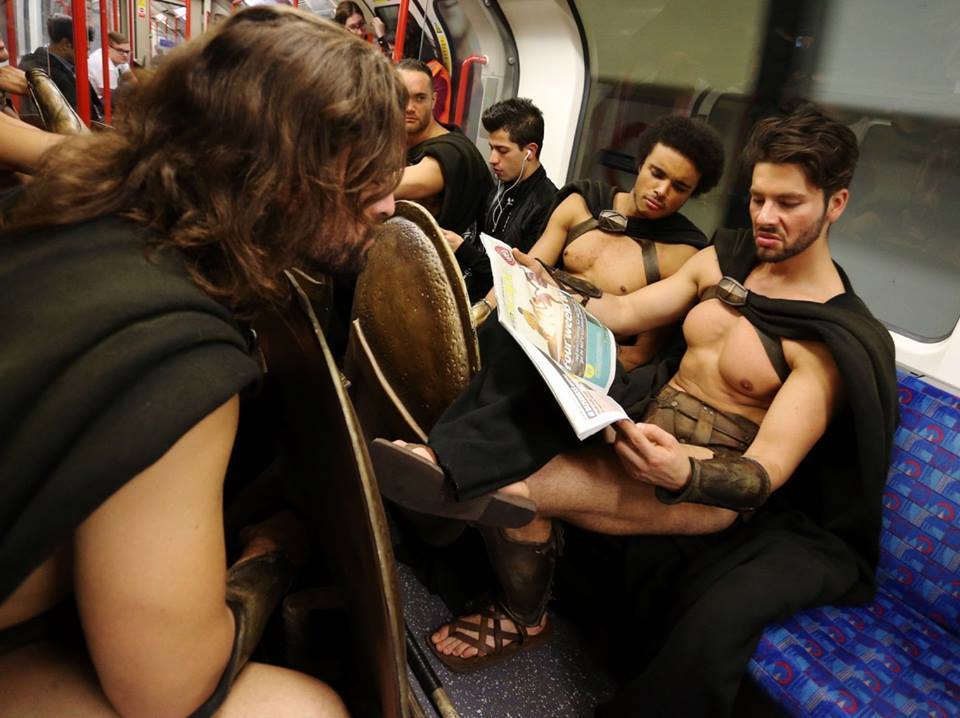 No pants subway ride day